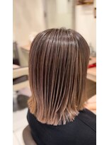 アッシュ 戸田公園店(Ash)&nbsp;切りっぱなしボブ × バレイヤージュ