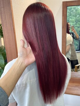 ダアッカ(da acca) 艶髪ルビーレッド