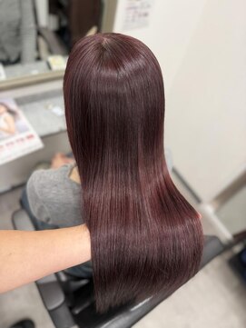 アオ(ao.) 冬の暗めラベンダーピンク