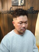 バーバーショップ サンフラット(BARBER SHOP Sun FLat)&nbsp;オールバックパーマ