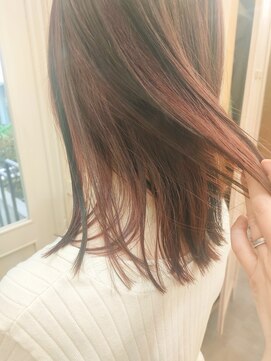 シェリー(Cherie) ブリーチなし×チェリーピンクWカラー