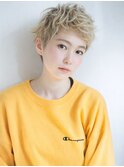 ベリーショートナチュラルショートブリーチ短髪/メイキー本厚木
