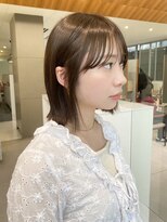 ローレンアオ(LOREN AO)&nbsp;ワンホンレイヤー/オリーブベージュ/イルミナカラー/矢場町