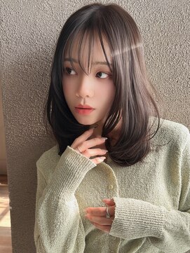 ダム(DaM) レイヤーボブ顔周りレイヤーハッシュカットウルフカット