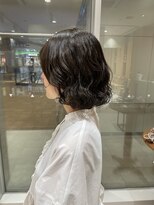 アピッシュ 国分寺(apish) コテ巻き風ボブパーマ