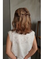 パルムヘアー(Palm hair)&nbsp;【狐エンドカラー】ベージュ×オレンジ×ブラウン