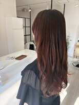 カミケンネオ(kamiken.neo)&nbsp;柔らかい雰囲気が出るレッドブラウン【カミケンネオ郡山市朝日】