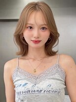 サンドナル 鹿児島天文館(sand NALU)&nbsp;ハッシュカット/グレージュ/デザインカラー[鹿児島天文館]