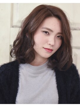 スノッブリコ(snob rico) [snob rico.]ドレープボブ　ピンクアッシュ［佐野友彦］