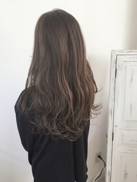 ヘアー ルーム レッド(hair room. red by NYNY) ロング×ハイライト×ナチュラルベージュ