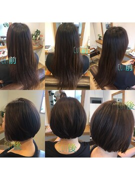小さな美容室 ハナ(hana) やや前下がりのボブｓｔｙｌｅ♪