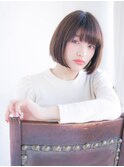 切りっぱなしショートボブ☆リリアン表参道