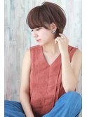 大人可愛い♪吉瀬美智子さん風カジュアルショートボブ