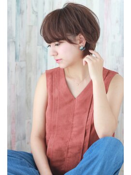ドアベルヘアリビング(Door Bell hair Living) 大人可愛い♪吉瀬美智子さん風カジュアルショートボブ