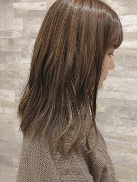 ラグシーセカンド(RAGCIE 2nd) 【Rio】ハイライト×ベージュ