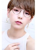 [OCEAN Hair&Life藤原純]耳かけショート×透明感カラー☆