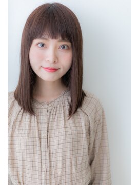 カバーヘア ブリス 北浦和(COVER HAIR bliss) ピンクベージュストカール切りっぱなしロブY北浦和20代30代40代