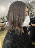 ブリーチベースの透明感ミルクティーカラー bymisaki