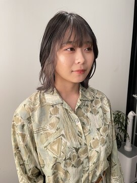 トレス(TRESS) イヤリングカラー/インナーカラー/ウルフボブ/グレージュ