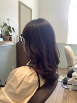 ムスビ(MUSUBI) ナチュラルグラデーションカラー(コテ仕上げ)