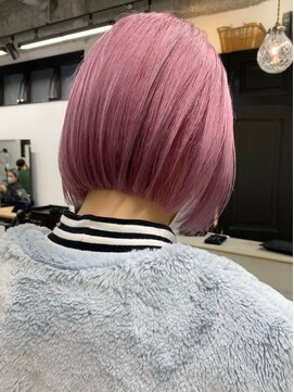 キラ 原宿(KILLA) ピンクベージュ/メルティカラー/大人ガーリー/暖色系カラー/ボブ