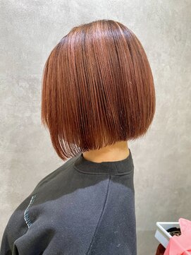 キャノン 目白本店(CANNON) ピンクストレートボブ