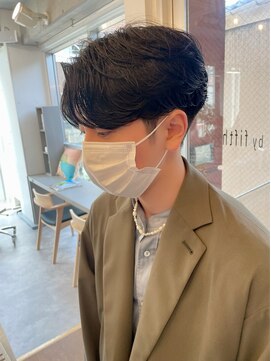 バイフィフス 原宿/表参道(by fifth) センターパート/毛流れパーマ/ニュアンスパーマ