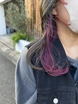 へアサロンアンドカフェガーデン(hair salon&cafe GARDEN)&nbsp;インナーカラー/ケアブリーチ/ピンクパープル