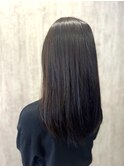 【tetote村山サロンスタイル】黒髪　艶ストレート