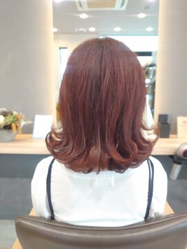 ムーヘアー MOU HAIR アプリコット系カラー☆