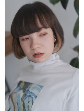 エッセ 大阪梅田茶屋町店(esse) ワイドバングボブ×インナーカラー