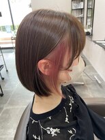 バセット バイ アルター 鎌取店(basset by aL-ter)&nbsp;インナーカラー×ピンク