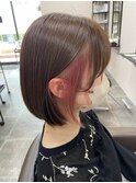 インナーカラー×ピンク