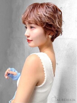 オーブ ヘアー カラ 今福鶴見店(AUBE HAIR cara) 20代・30代_マッシュショートパーマ