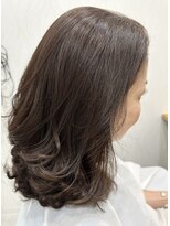ヘアーカルチャー おゆみ野店(HAIR CULTURE) ミディアムスタイリング艶髪セミロングブラウンカラー