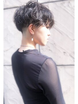 ラウンジ モリオ イケブクロ(Lounge MORIO Ikebukuro) 【morio池袋】アッシュブラックメンズライクヘルシースタイル