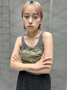 ムード タテマチ(mood tatemachi) 結べる耳掛けボブ☆外ハネハイトーン