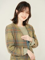 オンク 新宿(onk)&nbsp;黒髪/グレーベージュ/レイヤーロング/前髪パーマ[新宿駅]