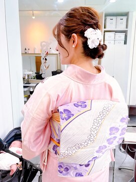 ジラ ヘアアンドメイク(girra HAIR&MAKE) 訪問着着付け