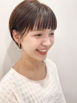 アンヘアー(UNHAIR by shiomiH)&nbsp;大人かわいいナチュラルショート×ココアブラウン