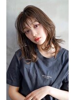 ギークス(GEEKS)&nbsp;【GEEKS渋谷】小顔レイヤー/20代30代/ヌーディーカラー/髪質改善