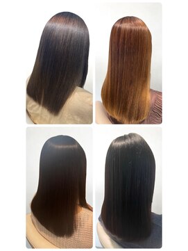 美容室フルール 30代40代大人可愛い髪質改善カラーラベンダーグレージュ透明感