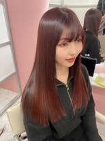 ビンナ(BINNA)&nbsp;憧れのさらさらロング×艶やかレッド♪