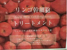 リンゴ幹細胞トリートメント