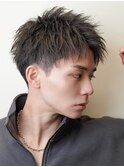 爽やかツーブロック【ナチュラルアップバングショート】