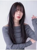 大人かわいい／20代30代／バングカット／レイヤーカット／