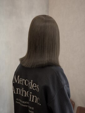 アソビ(Asobi) 【ブリーチなし】オリーブグレージュ