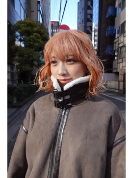 レコ(LECO) ペールオレンジレイヤーボブ