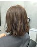 カット+脱白髪染めカラー+トリートメント