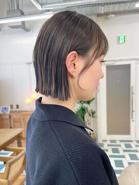 ノエ(noe) ホワイトグレージュ/デジタルパーマ/チェリーブラウン/栄r123